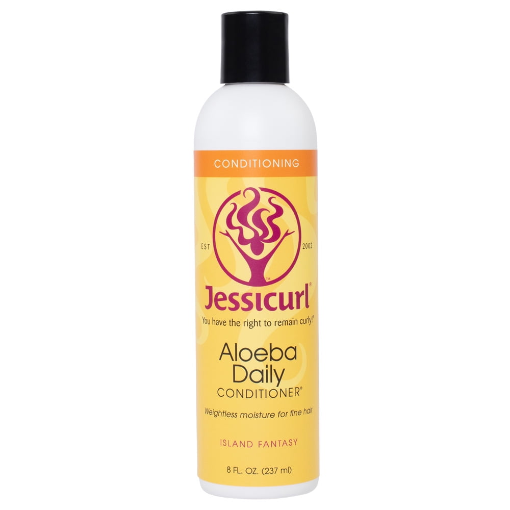 Jessicurl Aloeba Daily Conditioner, Island Fantasy 8 fl oz. Weightless