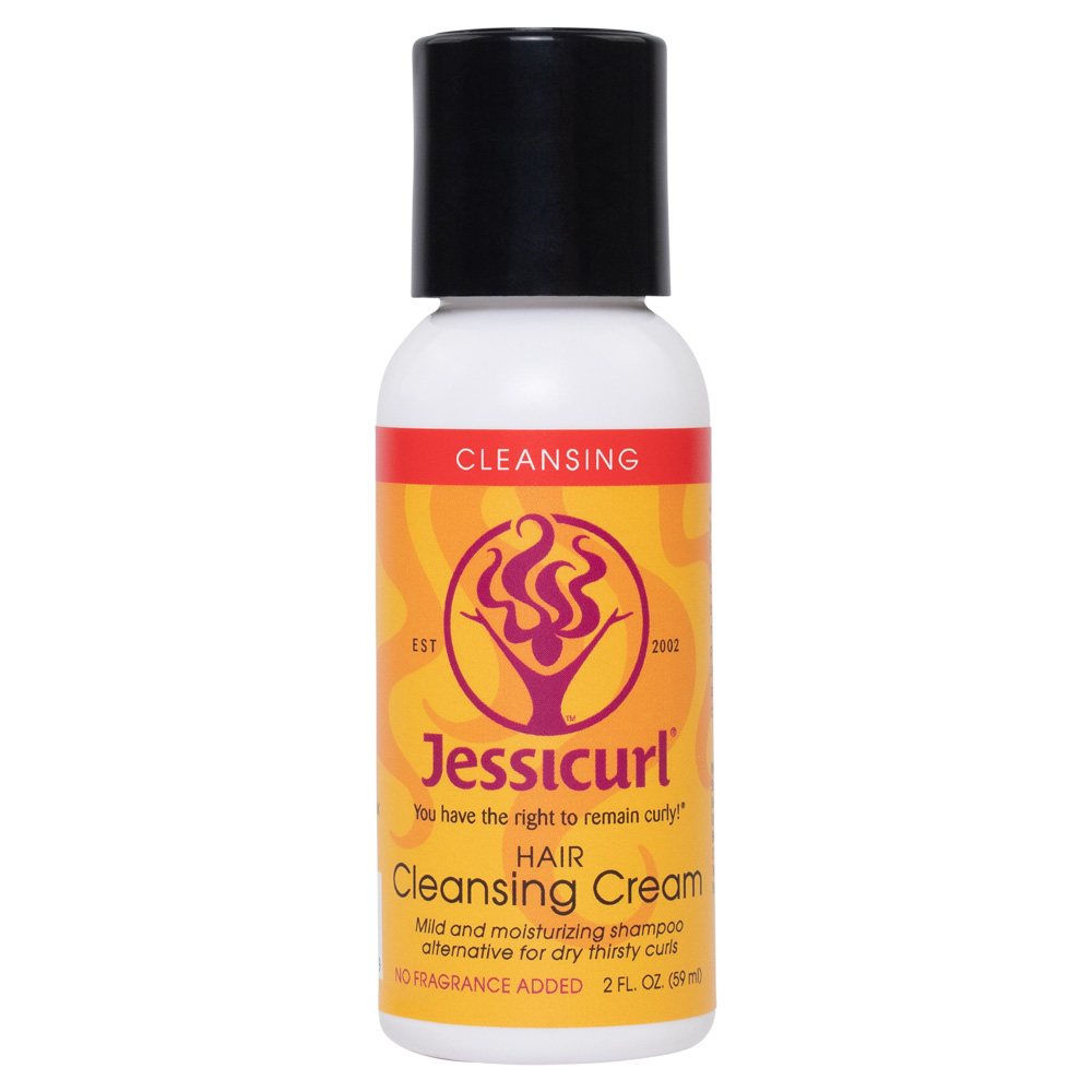 Jessicurl Hair Cleansing Cream, No Fragrance Added 2 fl oz. Mild and
