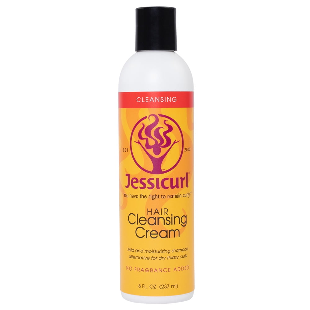 Jessicurl Hair Cleansing Cream, No Fragrance Added 8 fl oz. Mild and