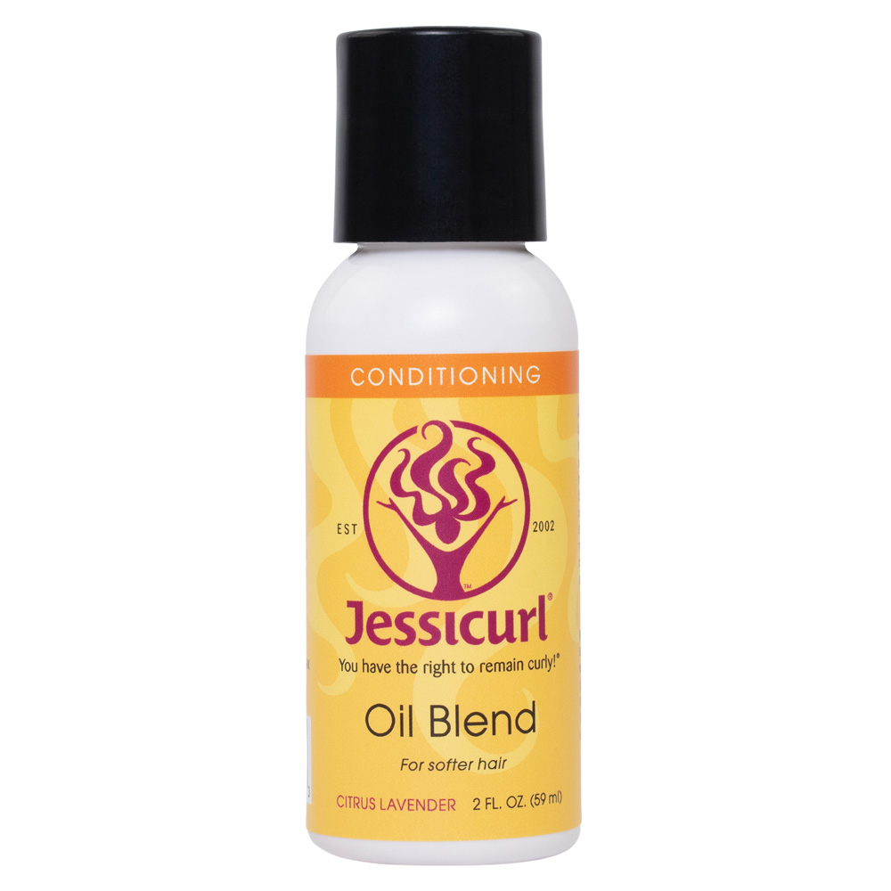 Jessicurl Oil Blend, Citrus Lavender 2 fl oz. Add Softness and Shine to Any Hair and Curl Type