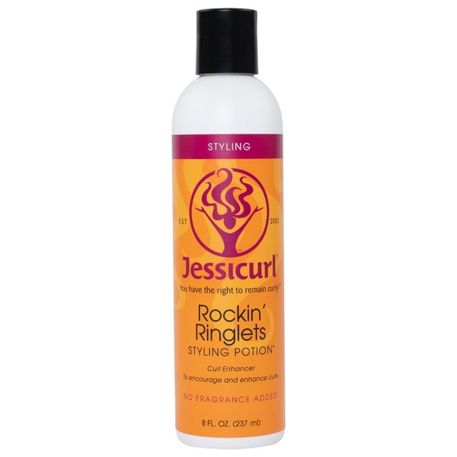 Jessicurl Rockin' Ringlets Styling Potion, No Fragrance Added 8 fl oz. Curl Enhancer to Encourage and Enhance Curls