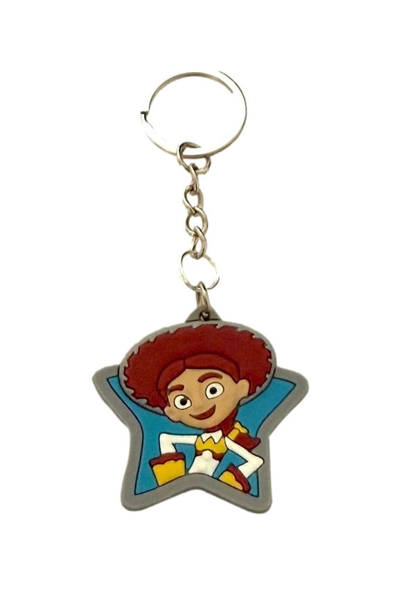 Jessie Cowgirl Toy Story Soft Touch Rubber Keychain Keyring