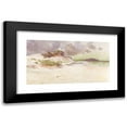 thumbnail image 1 of Jessie E Scarvell 18x12 Black Modern Framed Museum Art Print Titled - The Lonely Margin of the Sea (1894), 1 of 5