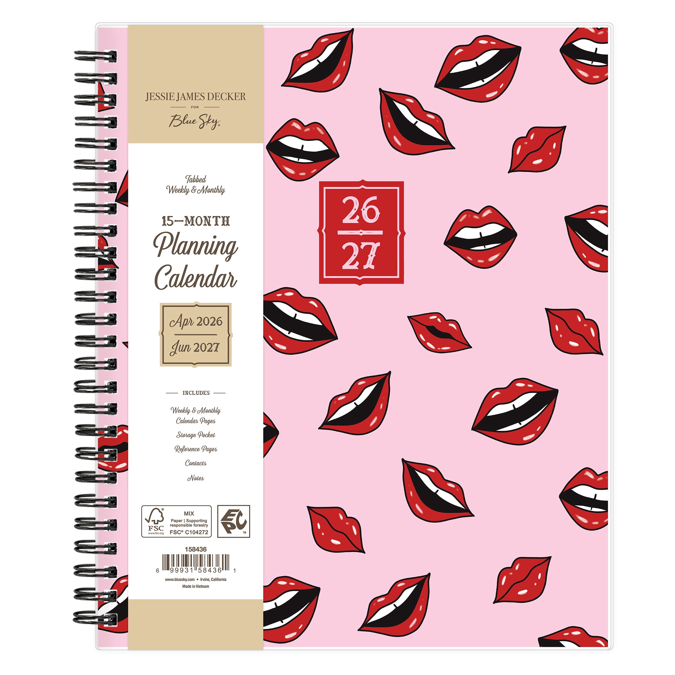 Jessie James Decker for Blue Sky Monthly Weekly Planner, 7