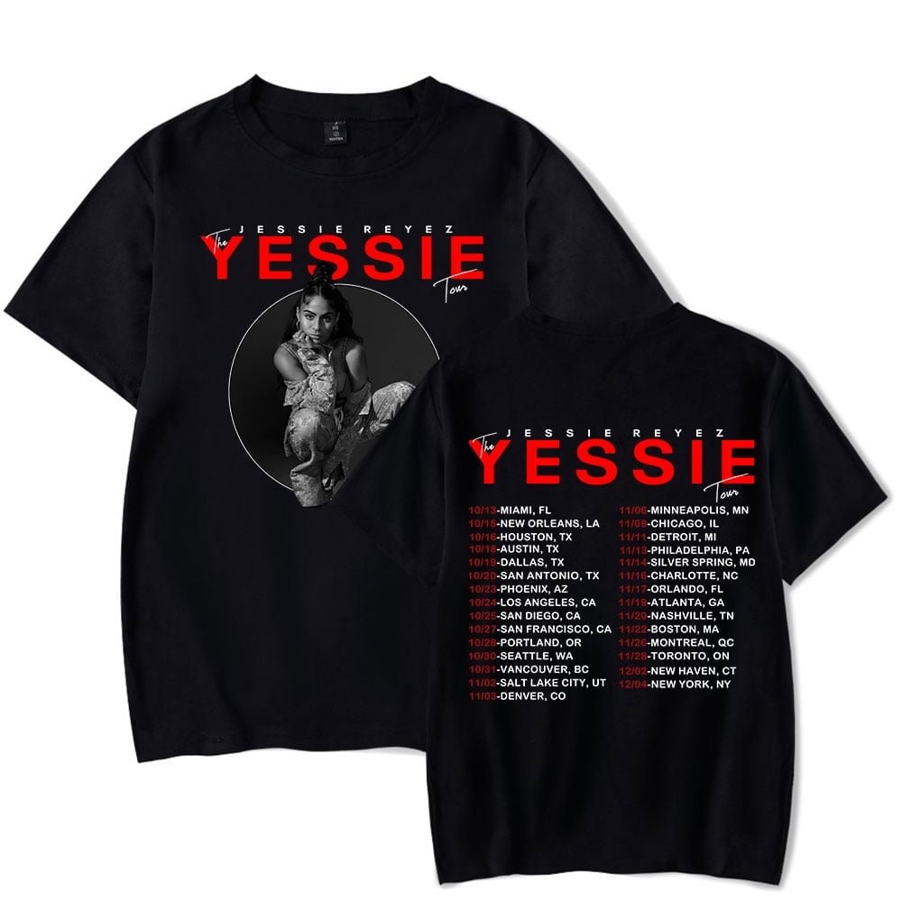 ミュージシャン RIZE TOUR 2025 JSF x VOICE Tee jesse XL Jessie Reyez Tour 2025 Merch T-Shirt Unisex Casual Summer