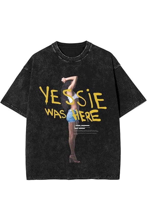 Jessie Reyez Tour 2025 Merch T-shirt retro summer men's and women's fashion trend pure cotton short sleeved top