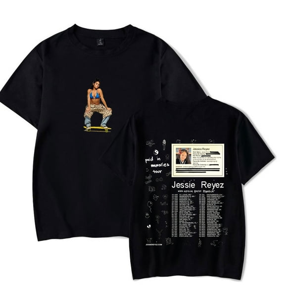 Jessie Reyez Tour 2025 T-shirt Women Men Casual Short Sleeve Printed Fashion Summer Tops Tee