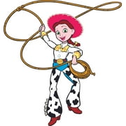 DESIGN WITH VINYL Jessie Rope Toy Story Cartoon Customized Wall Decal - Custom Vinyl Wall Art - Personalized Name - Baby Girls Boys Kids Bedroom Wall Decal Room Decor Wall Stickers Decoration Size (40x35 inch)