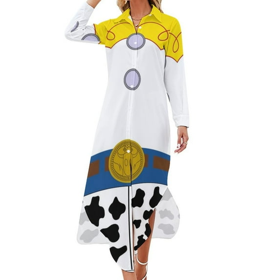 Jessie the Yodelin' Cowgirl Long Sleeved Shirt Dress evening dress Summer skirt