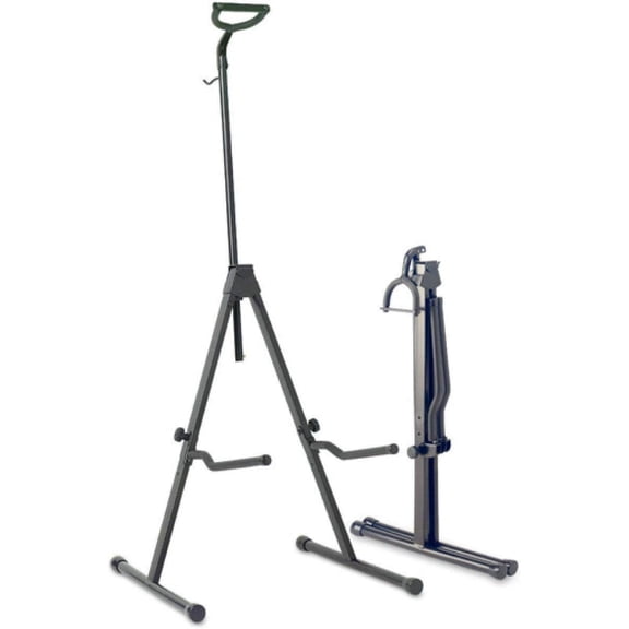 JessieMal SV-CE Adjustable Foldable Stand for Cello with Hook for Bow - Black | Hook for Bow