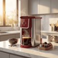 thumbnail image 1 of Jesslyn 3 in 1 Single Serve Coffee Maker: Coffee Machine Compatible with K Cup Capsules & Grounds, Instant Coffee Pot, Tea Maker Brewer - Removable 50 Oz Water Reservoir, 120V 1150W, Black, 1 of 6
