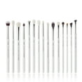 thumbnail image 1 of Jessup 15Pcs Eye Makeup Brushes Set Eyeshadow Cosmetic Tool White/Silver T237, 1 of 7
