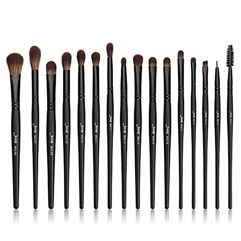 Jessup Eye Brushes Set, Vegan Makeup Brushes with Concealer Powder
