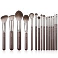 thumbnail image 1 of Jessup Makeup Brushes Set 15pcs Brown Make up Brushes Set Professional Premium Synthetic Foundation Eyebrow Concealer Blush Eyeshadow Contour Eyeliner Powder Blending Highlighter Brush, T498, 1 of 6