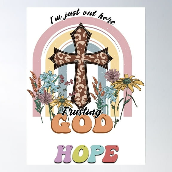 Jessus Poster Wall Art, Modern Wall Decor For Living Room Bedroom, 12x18 UNFRAMED