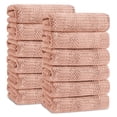 thumbnail image 1 of Jessy Home 12 Pack Dark Orange Hand Towel Set 16"x31" Soft Highly Absorbent Quick Dry Bathroom Towels 600 GSM Microfiber Plush Towels, 1 of 9