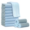 thumbnail image 1 of Jessy Home 12 Pack Light Blue Washcloths for Bathroom 13x13 Inch Ultra Soft Hand Face Towels, 1 of 7