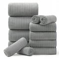thumbnail image 1 of Jessy Home 12 Piece Dark Gray Bath Towel Set for Bathroom-4 Bath Towels,4 Hand Towels,4 Washcloths Soft and Plush Highly Absorbent Towel for Hotel & Spa, 1 of 8