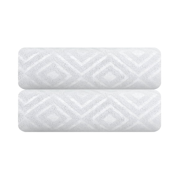 Jessy Home 2 Pack Ultra Soft Cozy Hand Towels 200 GSM White Hand Towel Set