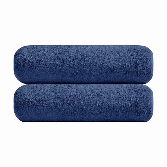 Jessy Home 2 Pack 16"*31" Hand Towel Soft 200 GSM Navy Blue Hand Towel Set