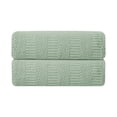 thumbnail image 1 of Jessy Home 2 Pack Light Green Hand Towel Set 16"x31" Soft Highly Absorbent Quick Dry 200 GSM Hand Towels, 1 of 6