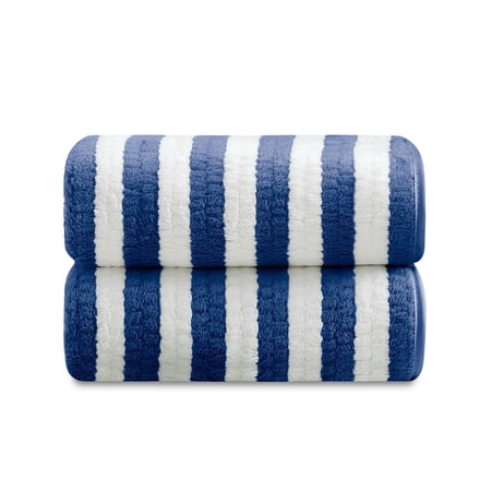 Jessy Home 2 Pack Navy Blue Corn Grain Hand Towels Set