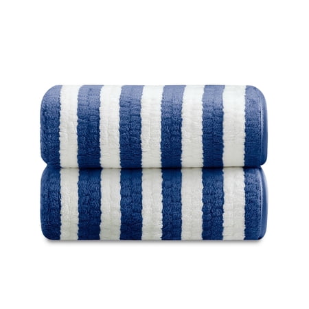 Jessy Home 2 Pack Navy Blue Corn Grain Hand Towels Set