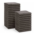 thumbnail image 1 of Jessy Home 24 Pack Coffee Washcloths for Bathroom 13x13 Inch Ultra Soft Hand Face Towels, 1 of 9