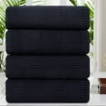 Jessy Home 4 Pack Large Bath Towel Set 600 GSM Ultra Soft Oversized