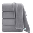 thumbnail image 1 of Jessy Home 4 Pack Oversized Bath Sheet Towels 700 GSM Ultra Soft Light Gray Bath Towel Set, 1 of 8