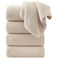 thumbnail image 1 of Jessy Home 4 Pack Towel Set Oversized Bath Sheet Towels 600 GSM Ultra Camel Bath Towels, 1 of 8
