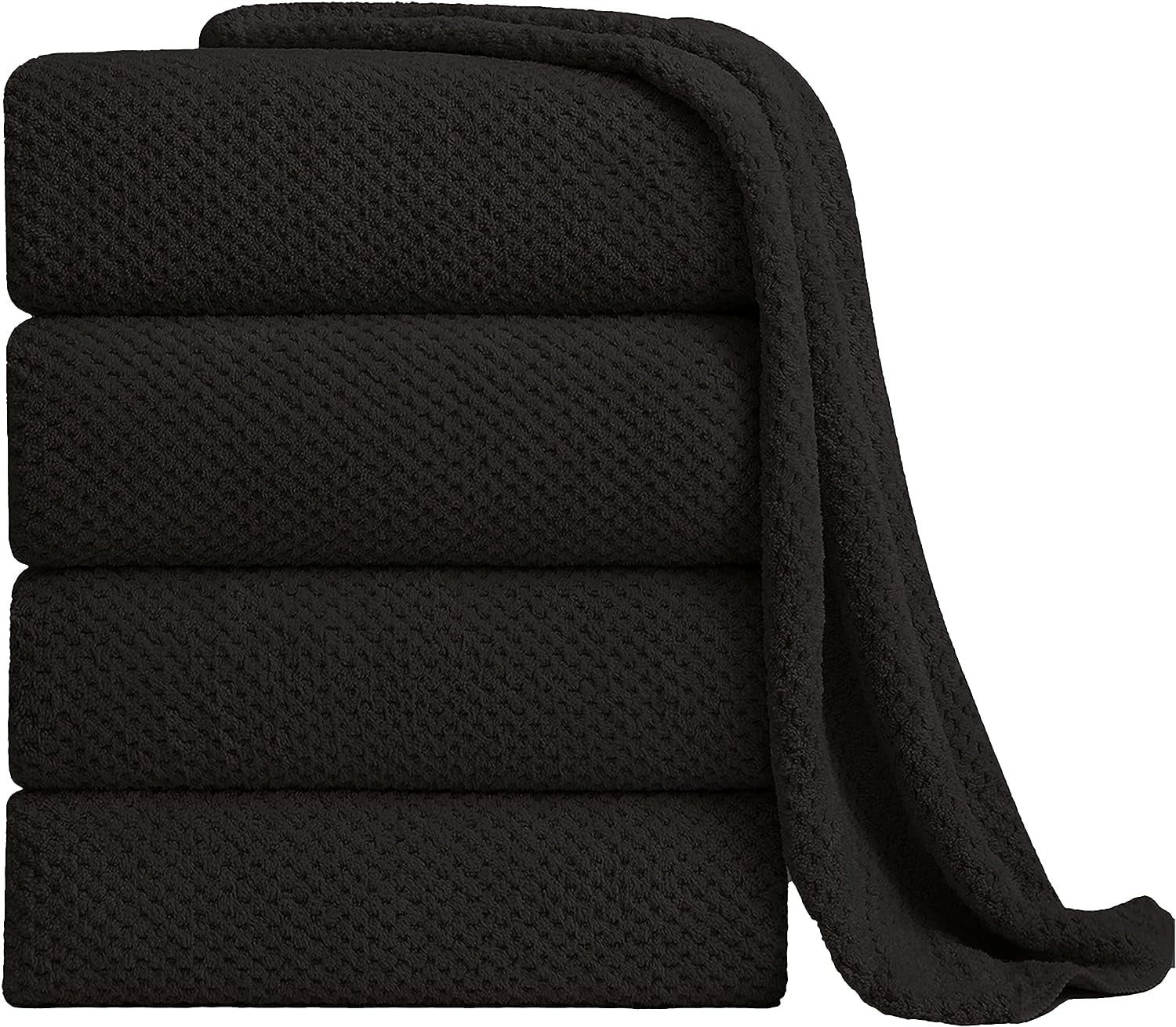 Jessy Home 4 Pack Towel Set Oversized Bath Sheet Towels 600 GSM Ultra