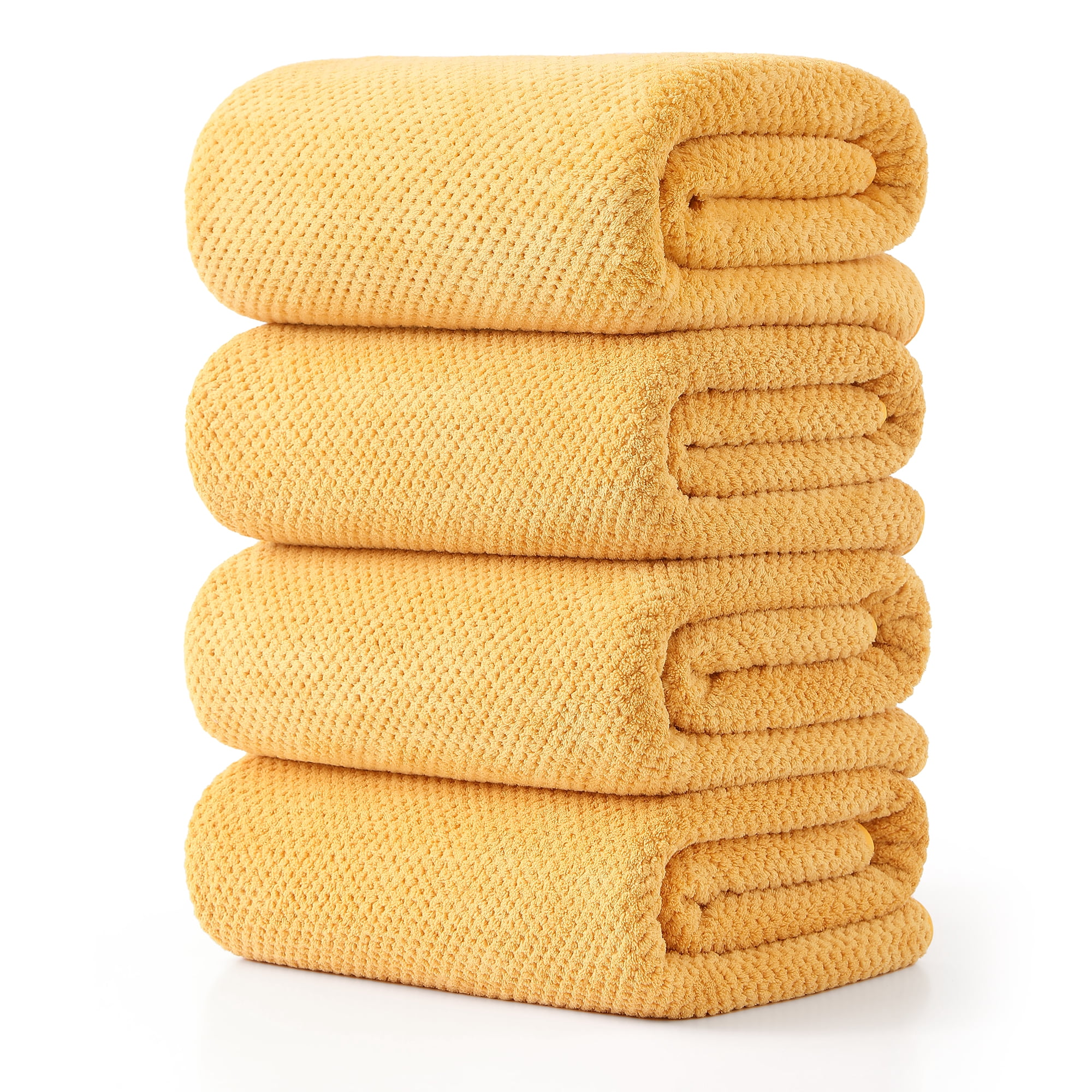 Jessy Home 4 Pack Towel Set Oversized Bath Sheet Towels 600 GSM Ultra ...