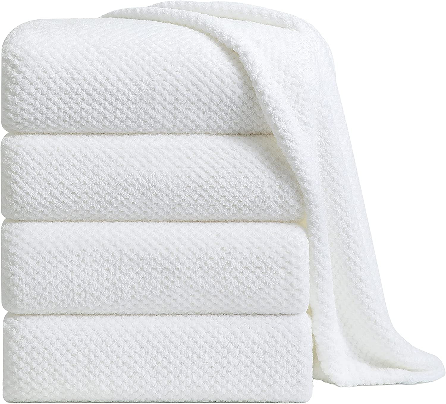 Jessy Home 4 Pack Towel Set Oversized Bath Sheet Towels 600 GSM Ultra