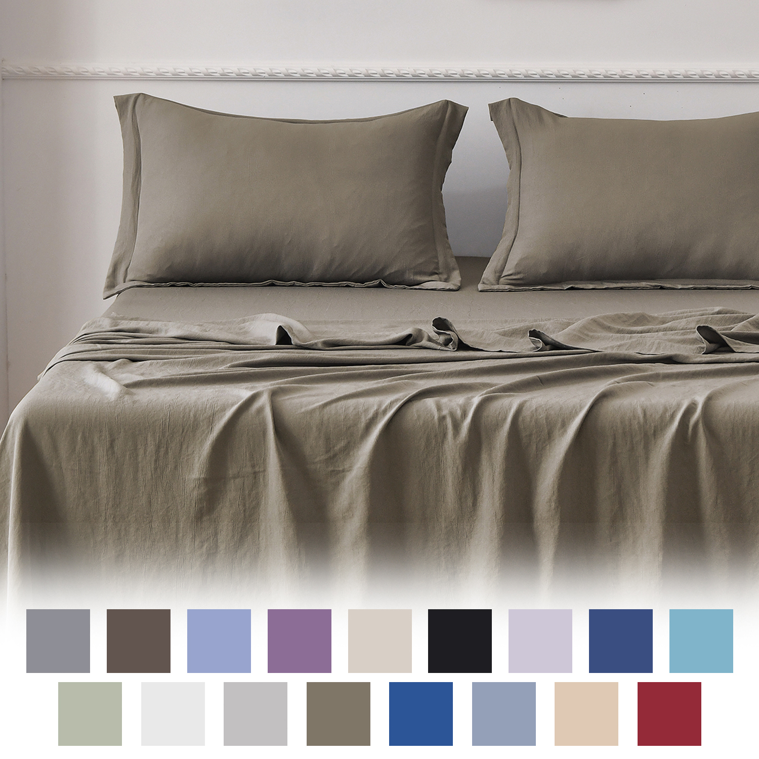 Northwest Realtree Edge 4-Piece King Sheet Set - Camo Leaf Print, 100% Polyester - View #2