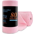 thumbnail image 1 of 80 Pack Cleaning Cloth Roll Reusable Paper Towels 12"×12" Tear Away Microfiber KitchenTowels, Durable Wash Cloths, Lint Free Rags for Kitchen, Cleaning Supplies, 1 of 8
