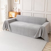 Jessy Home Sofa Cover Slipcover Couch Cover Protector Durable Multi-Function Furniture Cover for Pets Dogs Cats Home Decor Sofa Covers for Living Room 71x 118Light Gray