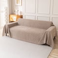 thumbnail image 1 of Jessy Home Sofa Cover Slipcover Couch Cover Protector Durable Multi-Function Furniture Cover for Pets Dogs Cats Home Decor Sofa Covers for Living Room 71"x 134"Light Coffee, 1 of 7
