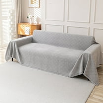 Jessy Home Sofa Cover Slipcover Couch Cover Protector Durable Multi-Function Furniture Cover for Dogs Cats Home Decor sofa covers for living room 71"x 134"Light Gray