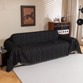 thumbnail image 1 of Jessy Home Sofa Cover Slipcover Couch Cover Protector Durable Multi-Function Furniture Cover for Dogs Cats Home Decor 71"x 134"Black, 1 of 7