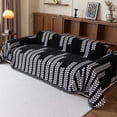 thumbnail image 1 of Jessy Home Sofa Covers Couch Cover Sofa Slipcover for Most Shape Sofas Multi-Function Furniture Cover for Pets Cats Dogs Home Decor 71"x 134"Black, 1 of 8