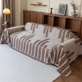 thumbnail image 1 of Jessy Home Sofa Cover Sofa Slipcover Couch Cover Protector Durable Multi-Function Furniture Cover for Dogs Cats Home Decor 71"x 150"Light Coffee, 1 of 9