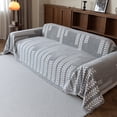 thumbnail image 1 of Jessy Home Sofa Cover Sofa Slipcover Couch Cover Protector Durable Multi-Function Furniture Cover for Dogs Cats Home Decor 71"x 150"Light Gray, 1 of 9