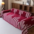 thumbnail image 1 of Jessy Home Sofa Covers Couch Cover Sofa Slipcover for Most Shape Sofas Multi-Function Furniture Cover for Pets Cats Dogs Home Decor 71"x 150"Red Wine, 1 of 8