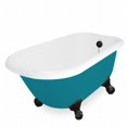thumbnail image 1 of Jester 54 in. Splash Of Color Acrastone Tub & Drain, Old World Bronze Metal Finish, Small, 1 of 1