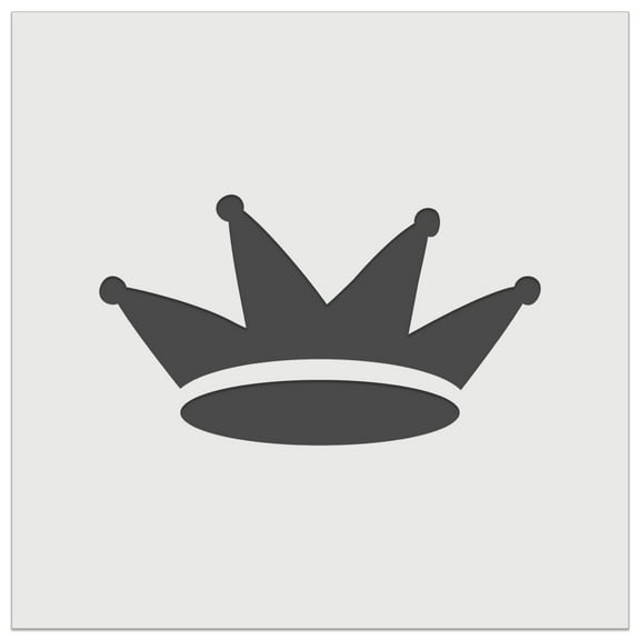 Jester Crown Hat DIY Cookie Wall Craft Stencil - 5.5 Inch