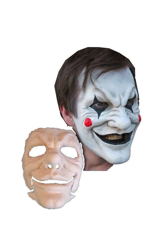 Jester Foam Latex Mask Prosthetic Professional Grade Costume Prosthetic