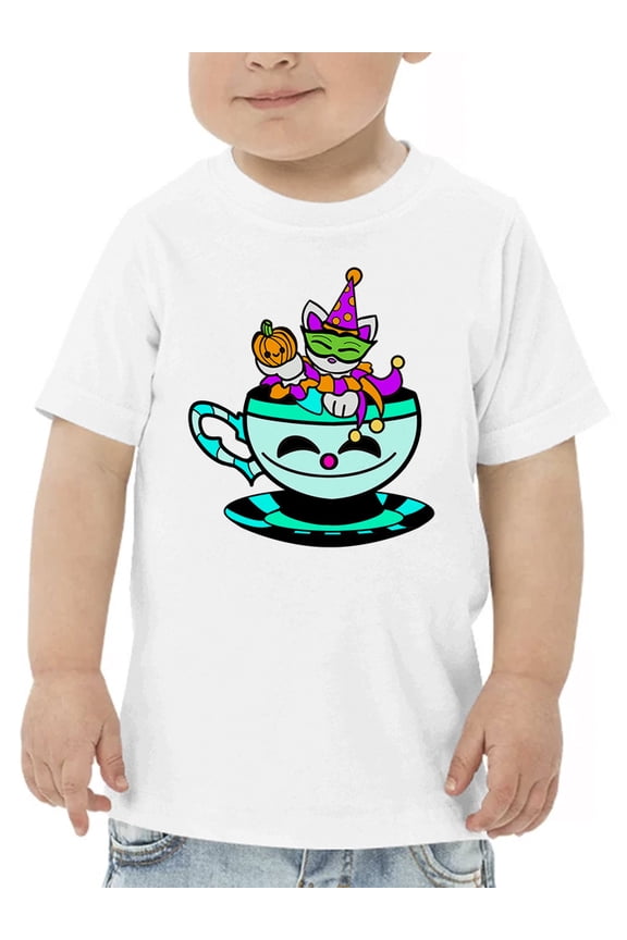 Jester In A Cup T-Shirt Toddler -Rose Khan Designs, 2 Toddler