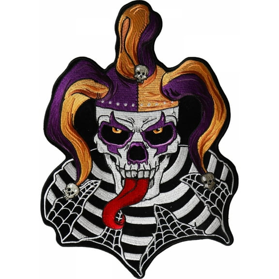 Jester Patch, Large Back Patches for Jackets and Vests