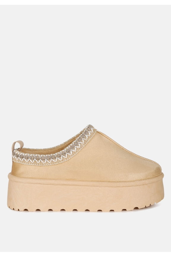 Jesters Embroidered Platform Classic Slip-On